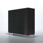 Wave Dressers / Mirrors Dark grey p12671 By ESF Furniture 18