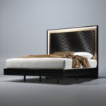 Wave Bed Dark grey p12668 By ESF Furniture ESF Furniture Mobilia Cleopatra 10 Wave Bed Dark grey p12668 By ESF Furniture 10