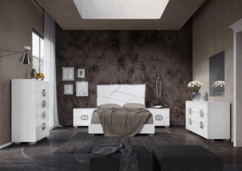 High Gloss Lacquer Dafne Bedroom Set p9854 By ESF Furniture