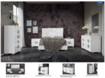 High Gloss Lacquer Dafne Bed p11709 By ESF Furniture 14