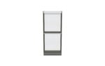 High Gloss Lacquer Barocco Ivory 2 Door Wardrobe i24009 By ESF Furniture 8