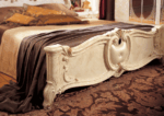 High Gloss Lacquer Barocco Bed Ivory, Camelgroup Italy p11681 By ESF Furniture 13