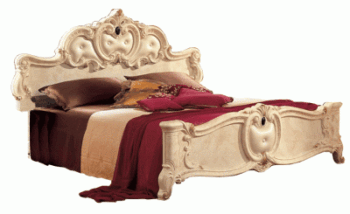 Barocco Bed Q.S.Ivory **frame not included**