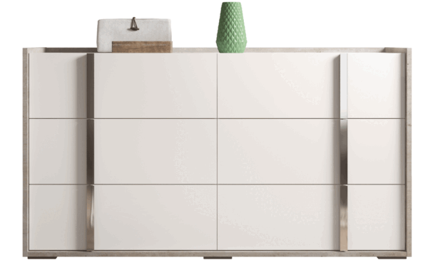 High Gloss Lacquer Treviso dresser / mirror p10905 By ESF Furniture - Image 3