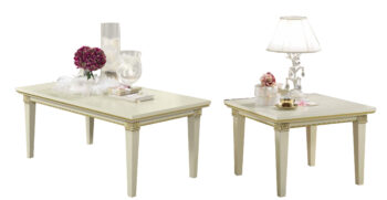 High Gloss Lacquer Treviso Coffee & End Table p12472 By ESF Furniture