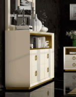 High Gloss Lacquer Velvet Chest/Dresser/Mirror p11024 By ESF Furniture 10