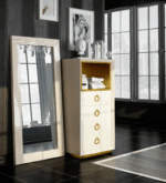 Velvet Cream Bedroom Set p9853 By ESF Furniture ESF Furniture Mobilia Cleopatra 25 Velvet Cream Bedroom Set p9853 By ESF Furniture 25