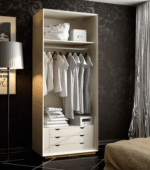 Velvet Cream Bedroom Set p9853 By ESF Furniture ESF Furniture Mobilia Cleopatra 28 Velvet Cream Bedroom Set p9853 By ESF Furniture 28