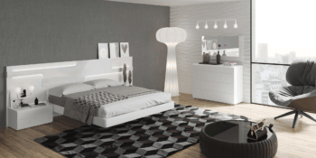 High Gloss Lacquer Sara Bedroom Set p6970 By ESF Furniture