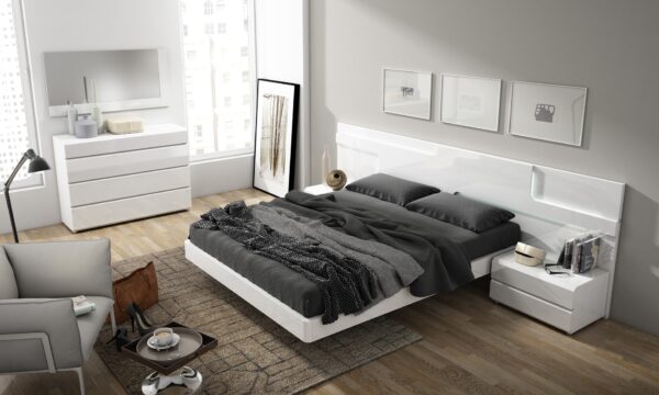 High Gloss Lacquer Sara Bed p11695 By ESF Furniture 9
