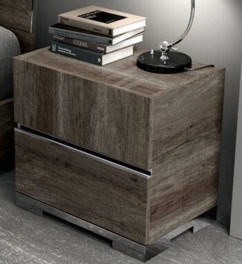High Gloss Lacquer Kamea Nightstand i27507 By ESF Furniture