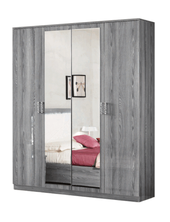 Nicole 4 Door Wardrobe i37346 By ESF Furniture
