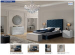Mat Leonor Blue Bed w/storage p11761 By ESF Furniture 11