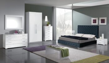 High Gloss Bedroom Set p12014 By ESF Furniture