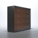 High Gloss Lacquer, Mat Emporio Black Dresser / mirror p12864 By ESF Furniture ESF Furniture Mobilia Cleopatra 13 High Gloss Lacquer, Mat Emporio Black Dresser / mirror p12864 By ESF Furniture 13