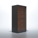 High Gloss Lacquer, Mat Emporio Black Chest i37500 By ESF Furniture 13