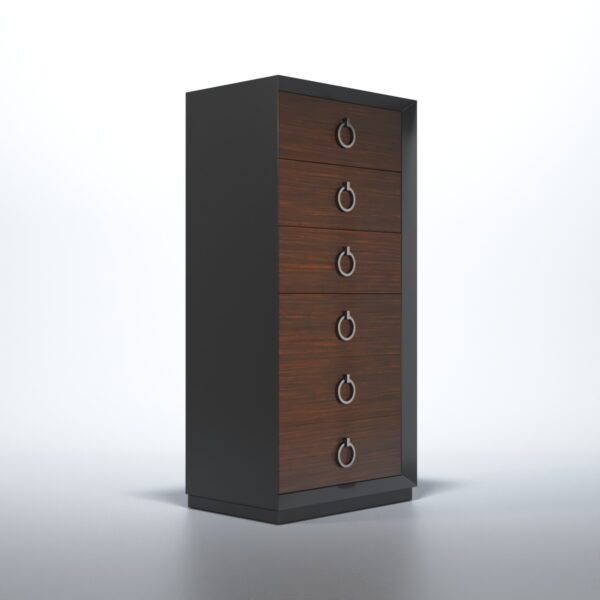 High Gloss Lacquer, Mat Emporio Black Chest i37500 By ESF Furniture - Image 3