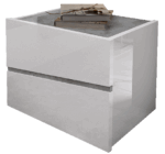 High Gloss Lacquer Alba Nightstand i32121 By ESF Furniture ESF Furniture Mobilia Cleopatra 10 High Gloss Lacquer Alba Nightstand i32121 By ESF Furniture 10