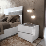 High Gloss Lacquer Alba Dresser w/Mirror p12192 By ESF Furniture ESF Furniture Mobilia Cleopatra 31 High Gloss Lacquer Alba Dresser w/Mirror p12192 By ESF Furniture 31