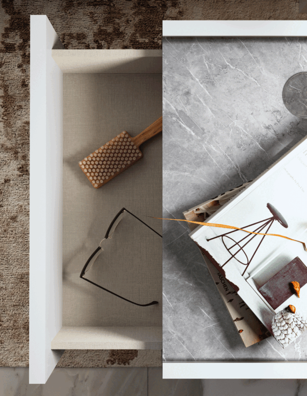 High Gloss Lacquer Alba Dresser w/Mirror p12192 By ESF Furniture - Image 9