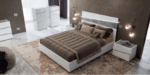 High Gloss Lacquer Alba Bedroom Set w/ Light p12160 By ESF Furniture Luxury Bedroom Sets Mobilia Cleopatra 30 High Gloss Lacquer Alba Bedroom Set w/ Light p12160 By ESF Furniture 30