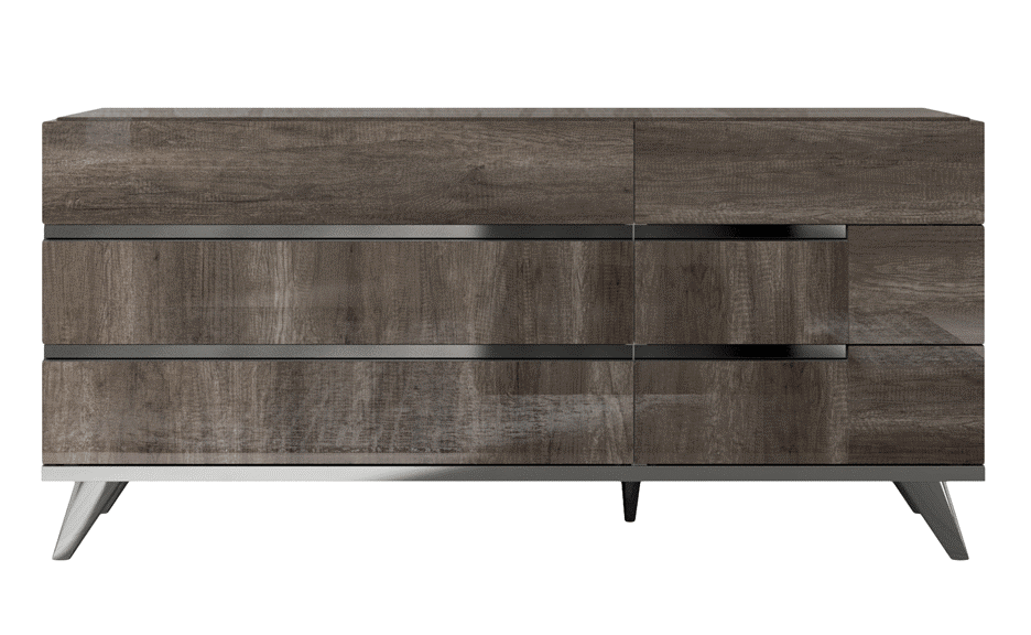 High Gloss Lacquer Medea Dresser/Chest/Mirror p11719 By ESF Furniture