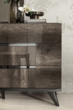 High Gloss Lacquer Medea Dresser/Chest/Mirror p11719 By ESF Furniture 21