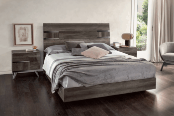 High Gloss Lacquer Medea Bed p11718 By ESF Furniture
