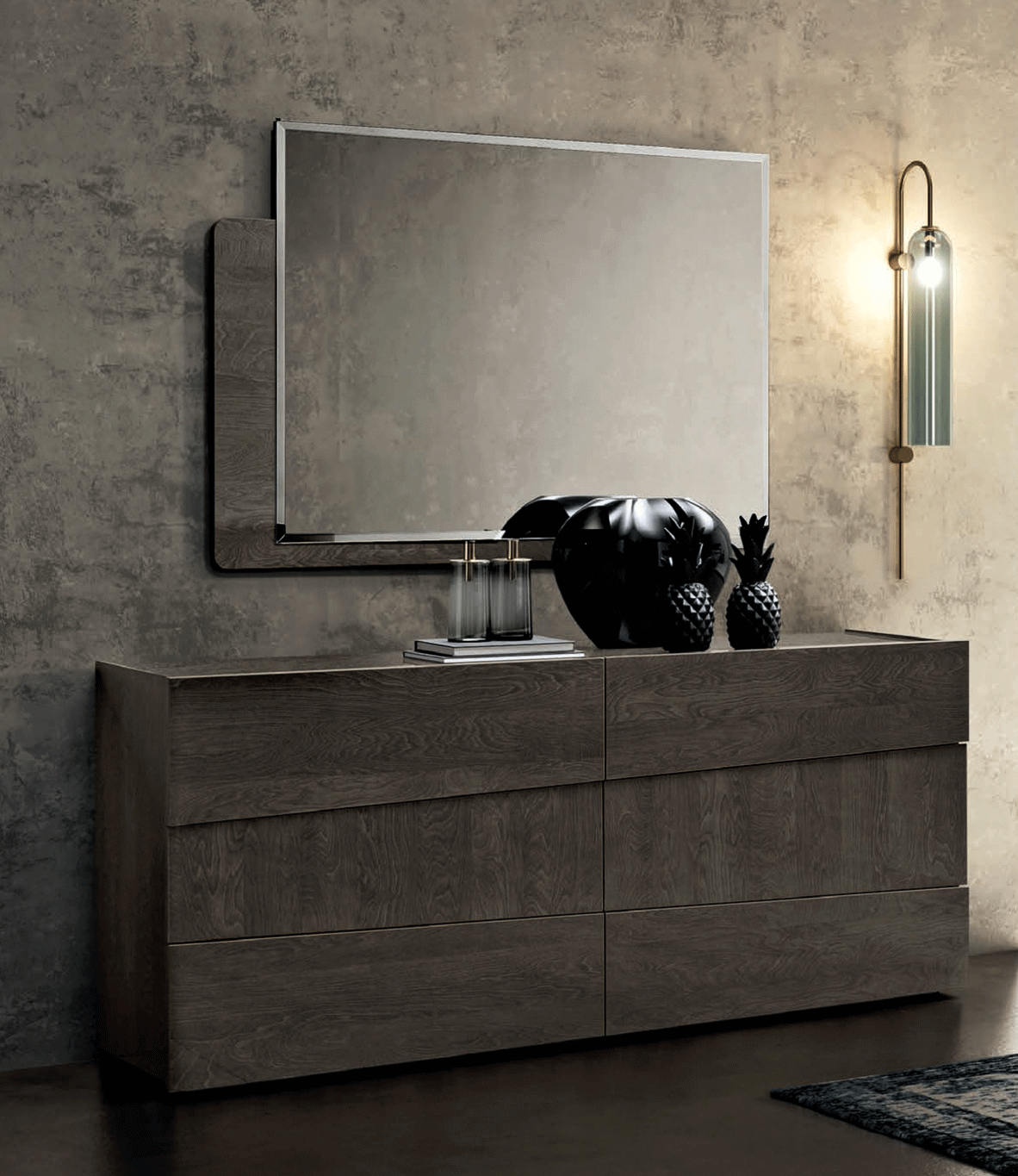 High Gloss Lacquer Tekno Dresser i27466 By ESF Furniture