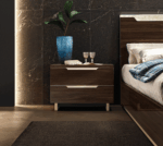 High Gloss Lacquer, Mat Smart Bedroom Walnut Set p12681 By ESF Furniture 18