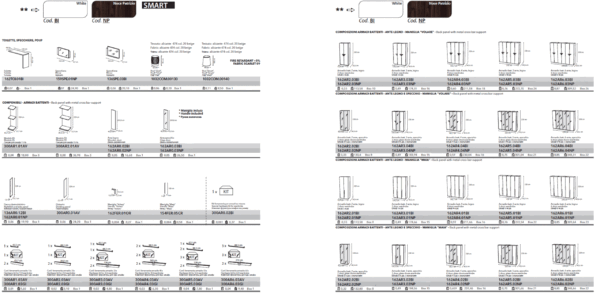 High Gloss Lacquer, Mat Smart Bedroom Walnut Set p12681 By ESF Furniture - Image 6