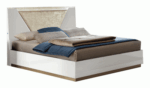 High Gloss Lacquer, Mat Smart Bed White p12685 By ESF Furniture Luxury Beds Mobilia Cleopatra 7 High Gloss Lacquer, Mat Smart Bed White p12685 By ESF Furniture 7