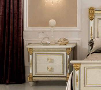 High Gloss Lacquer, Mat Liberty Nightstand i5296 By ESF Furniture