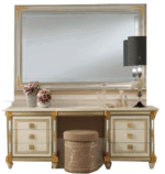 High Gloss Lacquer, Mat Liberty Vanity Dresser p11506 By ESF Furniture Bedroom Vanities Mobilia Cleopatra 8 High Gloss Lacquer, Mat Liberty Vanity Dresser p11506 By ESF Furniture 8