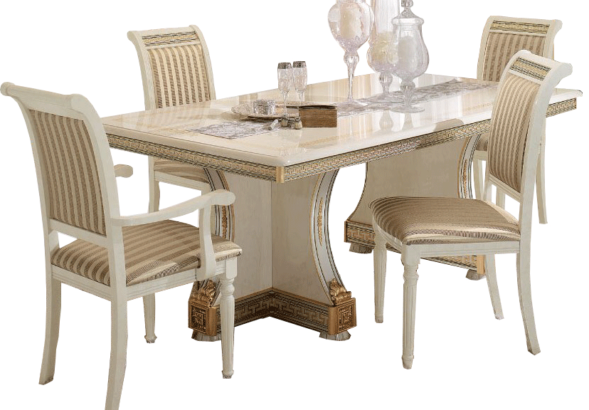 High Gloss Lacquer, Mat Liberty Dining Table i27752 By ESF Furniture
