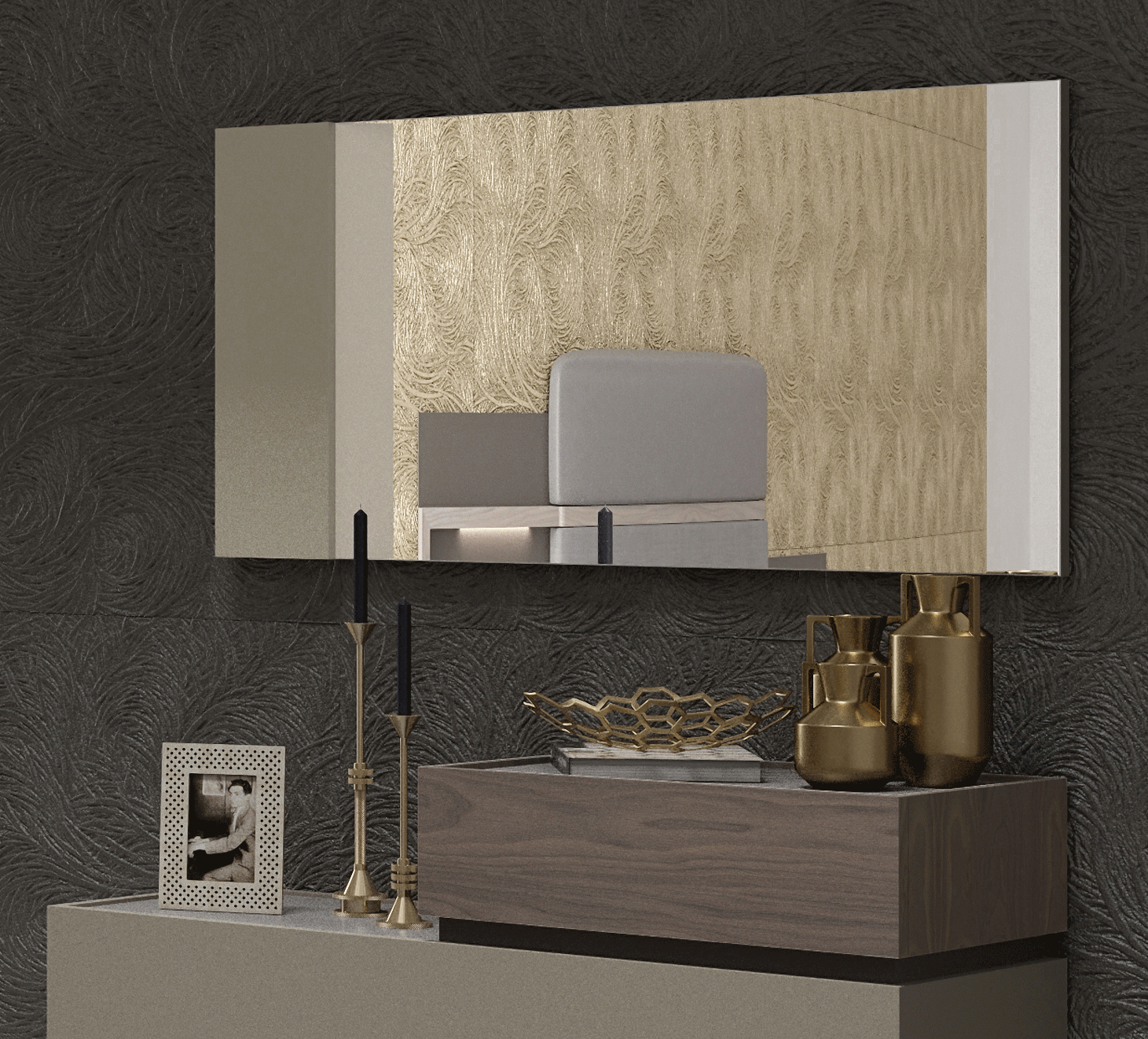 Leo mirror i37959 By ESF Furniture