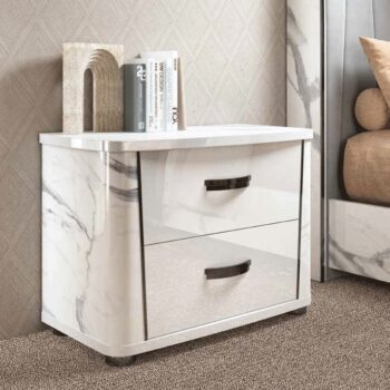 High Gloss Lacquer Anna Status Nightstand i37787 By ESF Furniture