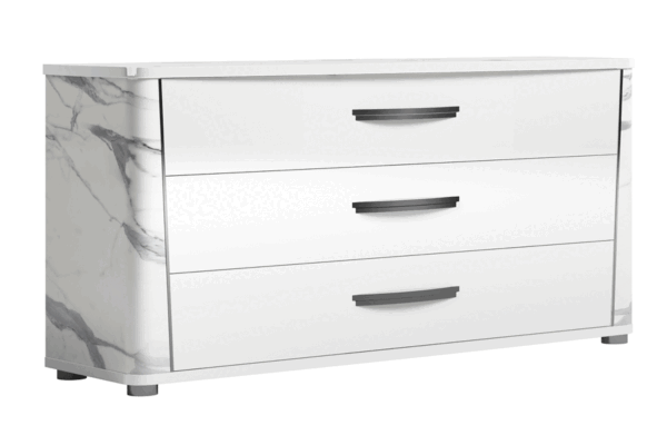 High Gloss Lacquer Anna Status Dresser/mirror p13022 By ESF Furniture - Image 3