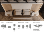 Africa 16 Bedroom Set p12772 By ESF Furniture 20