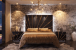 Mat, Shiny Oro Black Bedroom Set p12691 By ESF Furniture 13
