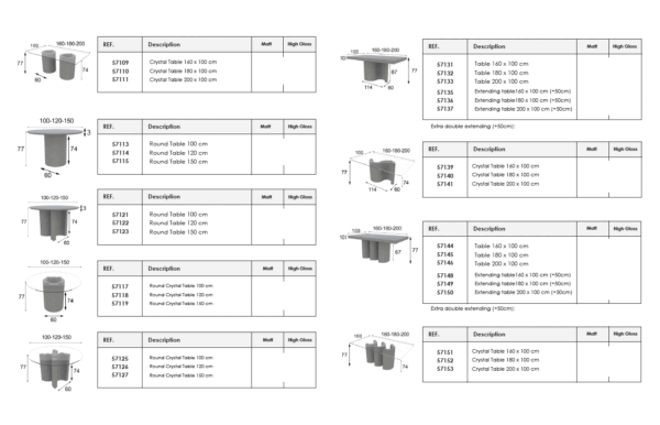 Shiny Oro Black Dining room Set p12689 By ESF Furniture - Image 8