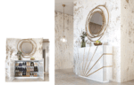 Black And White Living Room Oro Set Additional Items p12708 By ESF Furniture 45