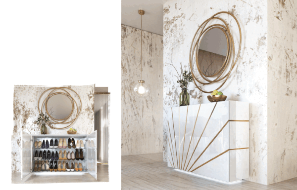 Black And White Living Room Oro Set Additional Items p12708 By ESF Furniture - Image 11