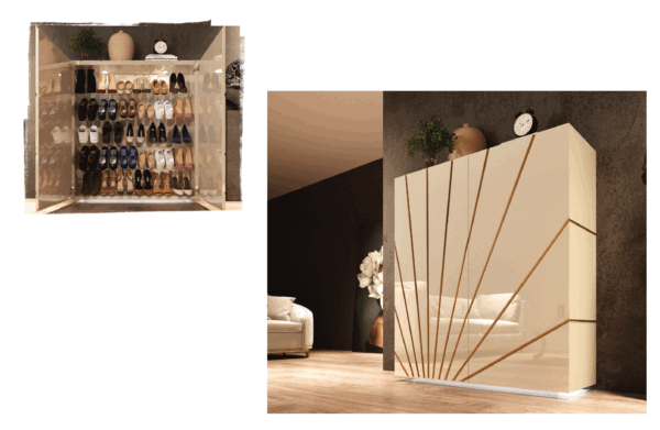 Black And White Living Room Oro Set Additional Items p12708 By ESF Furniture - Image 12