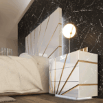 High Gloss Lacquer Oro White Bedroom Set p12687 By ESF Furniture Luxury Bedroom Sets Mobilia Cleopatra 17 High Gloss Lacquer Oro White Bedroom Set p12687 By ESF Furniture 17