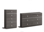 High Gloss Lacquer Chest, mirror & dresser Nabucco p12183 By ESF Furniture 11