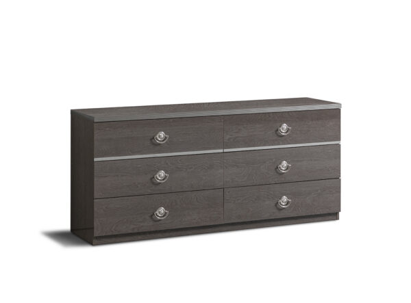 High Gloss Lacquer Chest, mirror & dresser Nabucco p12183 By ESF Furniture - Image 2