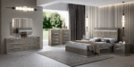 Shiny Kroma Bedroom Grey Set p12820 By ESF Furniture 13