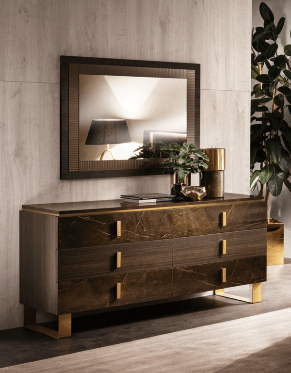 Shiny Essenza Double Dresser / Mirror p12324 By ESF Furniture 5