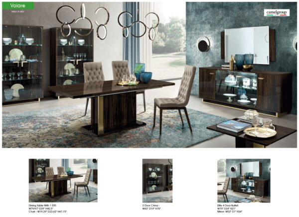 High Gloss Lacquer Volare Dining Table p11641 By ESF Furniture - Image 2